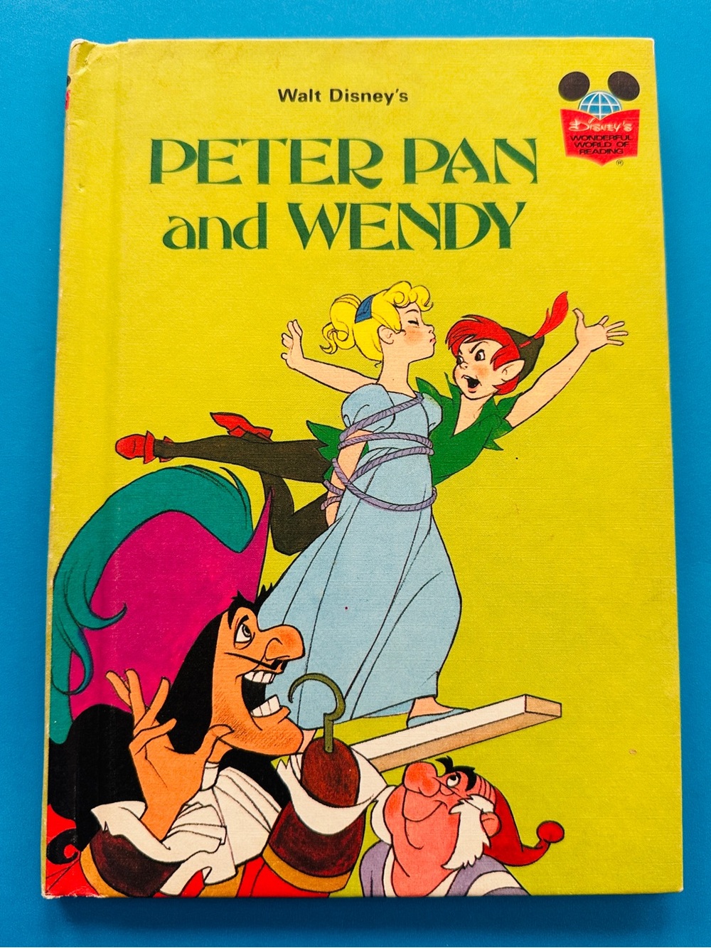 Walt Disney’s Peter Pan and Wendy  HardcoverBook Vintage 1981 RARE